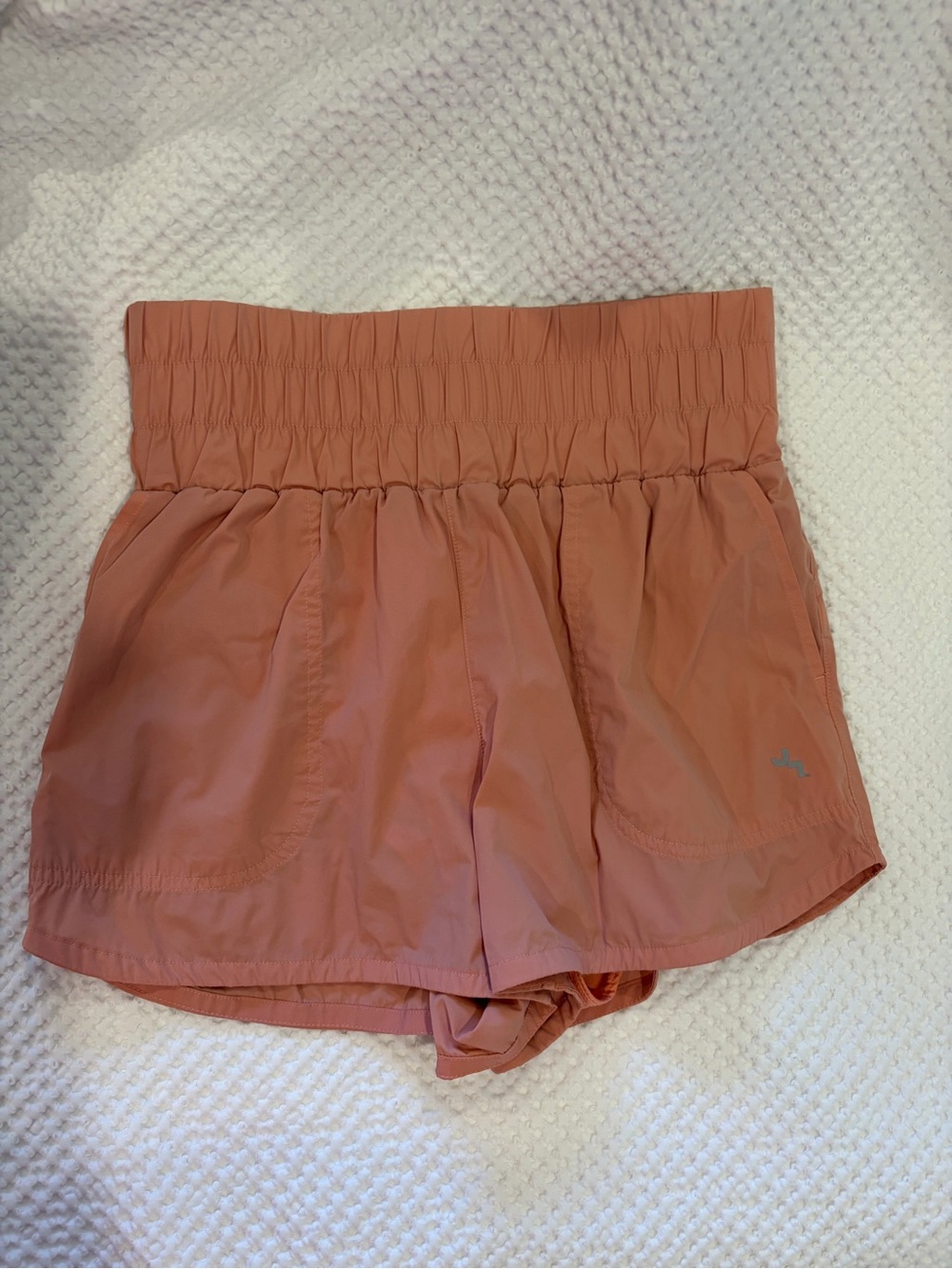 JoyLab High-Waist Coral Athletic Shorts